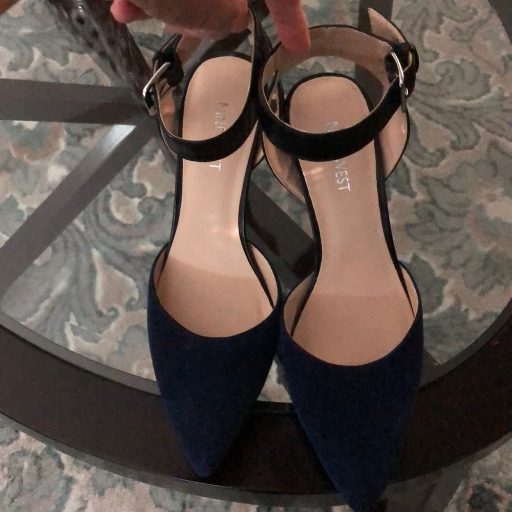 LN EUC NINE WEST HEELS SZ 7.5